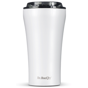 Dr.Bacty Apollo 2.0 Thermo-Kaffeebecher - 360 ml - Glänzend Weiß