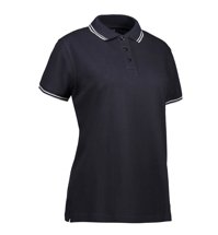 Frauen Polo pique t -Shirt von Id Navy, Marineblau