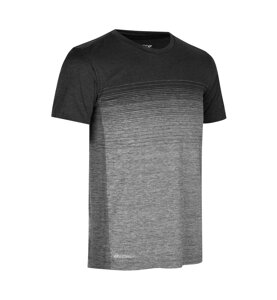 GEYSER gestreiftes T-Shirt, nahtlos ID - Graphit