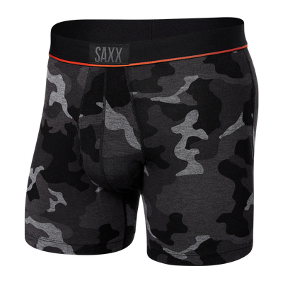 Herren-Boxershorts SAXX Ultra Schwarz Tarnmuster - Schwarz