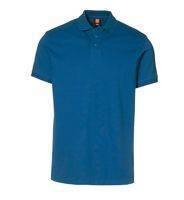 Herren -Streckpoloshirt Azure