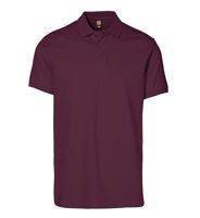 Herren Stretch Poloshirt Bordeaux