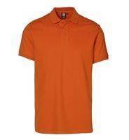 Herren Stretch Poloshirt Orange