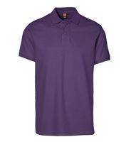 Herren Stretch Poloshirt lila