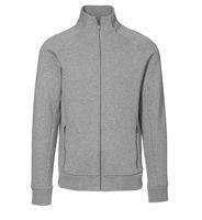 Herren -Strickjacke grau Melange