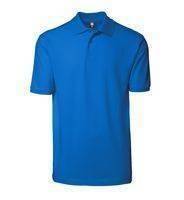 ID, blaues Poloshirt, blau