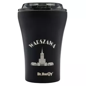 Keramik beschichtete Kaffeetasse Dr. Bacty Apollo Warszawa - schwarz