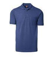 Klassiker Polo T -Shirt Pocket ID, blau