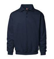 Klassische Polo Sweatshirt Navy