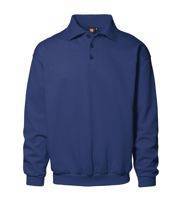 Klassisches Polo Sweatshirt Royal Blue