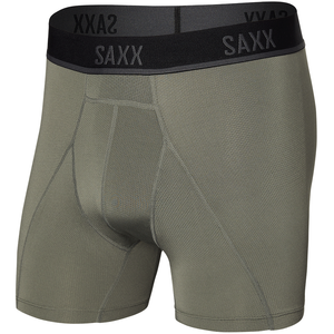 Laufende Herren-Sportboxer SAXX KINETIC HD Boxer Brief - grau