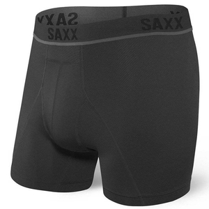 Laufshorts für Herren SAXX KINETIC HD Boxer Brief - schwarz