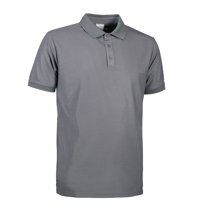 Männer polo aktiv silber grau t -Shirt, grau
