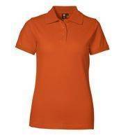 Piqué Polo -Hemd Stretch Orange