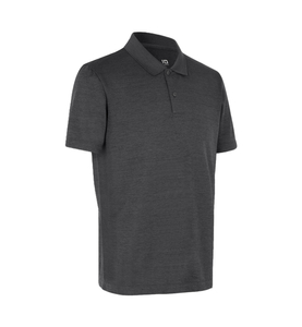 Polo-Shirt, aktiv, von der Marke ID - Grau Melange