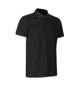 Polo-Shirt, ökologisch, von der Marke ID - Schwarz