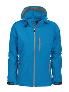 Softshell Damenjacke Grizzly Tulsa Lady D.A.D - Blau