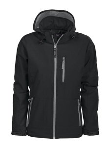 Softshell Damenjacke Grizzly Tulsa Lady D.A.D - Schwarz