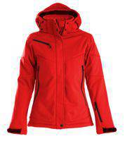 Softshell Damenjacke Skeleton Ladies von Printer - Rot