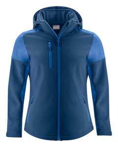 Softshell mit abnehmbarer Kapuze Prime Softshell Lady von der Marke Printer - Dunkelblau - Blau.