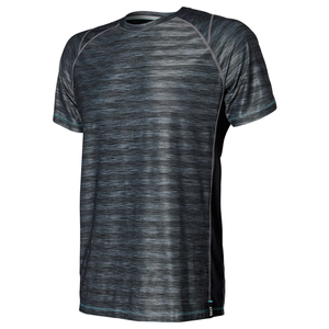 Sportliches Herren-T-Shirt mit kurzen Ärmeln aus Recyclingmaterial - SAXX HOT SHOT - schwarz.