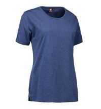 T-Shirt Pro Wear Damen Blue Melange Brand ID - Blau