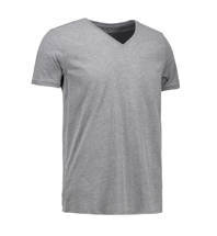 T-Shirt V-Ausschnitt T-Shirt-Grau