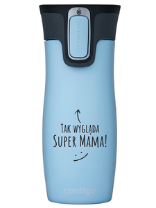 Thermobecher Contigo West Loop Great Mom 470 ml - Blue