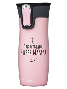 Thermobecher Contigo West Loop Great Mom 470 ml - pink