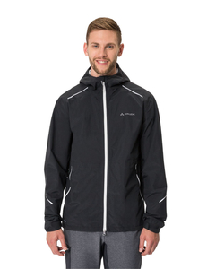 Vaude Yaras Herren Sport Rain Jacke - Schwarz