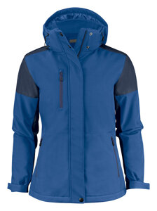 Zweifarbige wattierte Softshelljacke Prime Padded Softshell Lady von Printer - Blau - Dunkelblau.