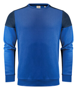 Zweifarbiger Prime Crewneck-Pullover der Marke Printer - Blau - Dunkelblau.