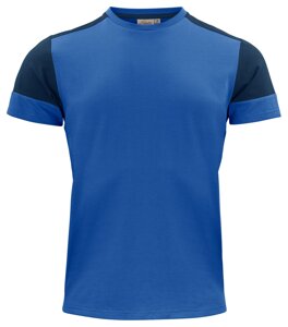 Zweifarbiges Prime T-Shirt der Marke Printer - Blau - Dunkelblau.