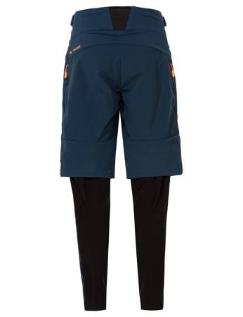 2 in 1 Multi -Season -Männer -Sporthose Vaude Moab - Marineblau