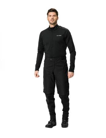 2 in 1 Multi -Season -Männer -Sporthose Vaude Moab - Schwarz