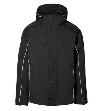 3-in-1 praktische Jacke schwarz