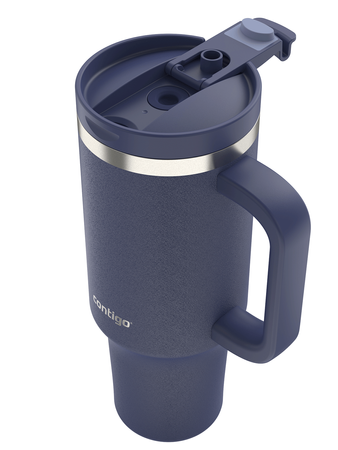 Becher mit Thermalwasser mit Gravur Streeterville Tumbler 1200 ml - Indigo