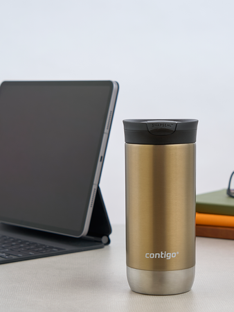 Contigo Huron 2.0 Thermobecher mit Gravur 470ml - Gold