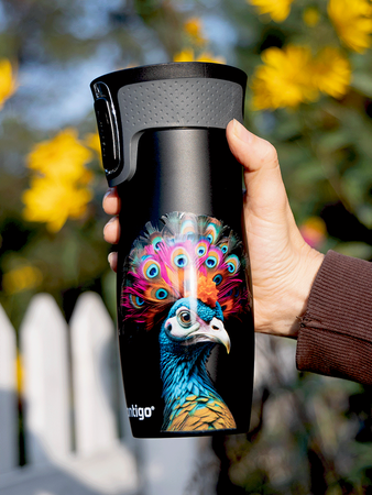 Contigo West Loop 2.0 Thermobecher 470ml - Peacock Eye