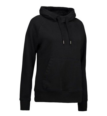 Damen ID Core Black Hoodie, schwarz