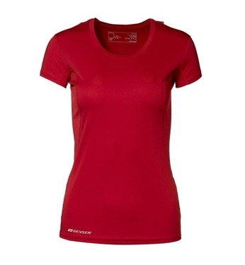 Damen-ID-Marke T-Shirt, rot