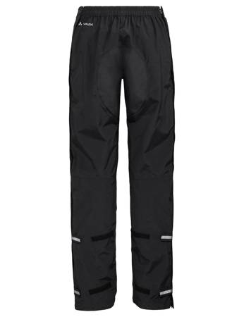 Damen Regenfischhose Vaude Yaras Regen Zip III - Schwarz