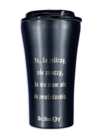 Dr.Bacty Apollo 2.0 keramikbeschichteter Kaffeebecher 360 ml - Gunmetal