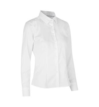 Elegante Damen-Businessbluse, Marke ID – Weiß