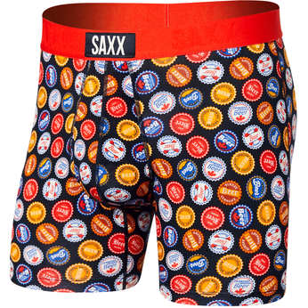 Herren-Boxershorts SAXX ULTRA Boxer Brief mit Kapseln - rot