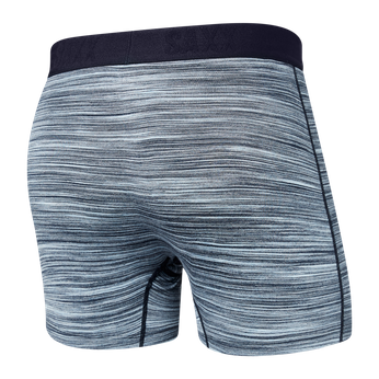 Herren-Schnelltrocknungs-Boxershorts SAXX VIBE Boxer Brief Melange - blau