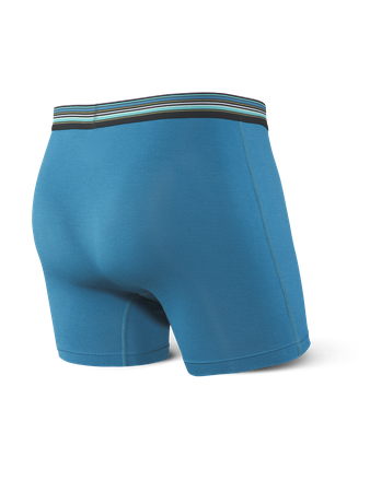 Herren-Schnelltrocknungs-Boxershorts SAXX VIBE Boxer Brief - blau