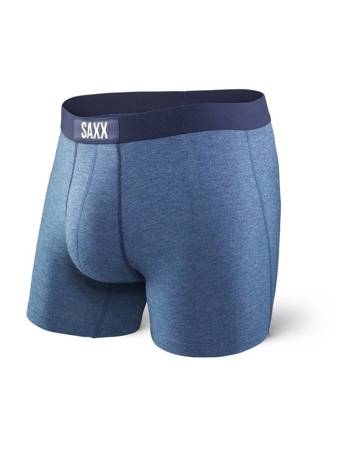 Herren-Schnelltrocknungsboxershorts SAXX VIBE Boxer Brief Modern Fit - blau