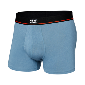 Herren flexible kurze Boxer Saxx Nicht -Stop -Stretchgetränk mit Expansion - Blau