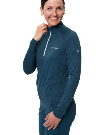 Long -Sleeved Vaude Larce II Damen -Sporthemd - Marineblau